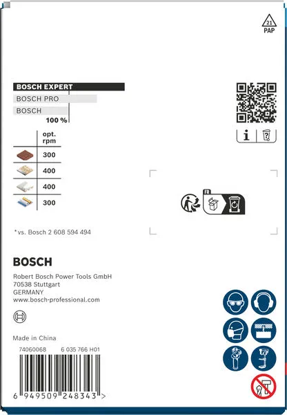 EXPERT Construction Material Power Change Plus testera za otvore, 80×60 mm 2608901936