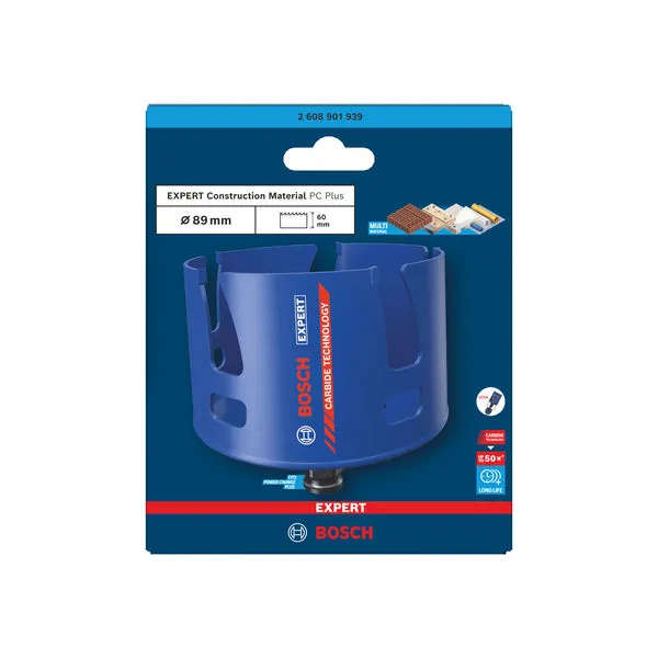 EXPERT Construction Material Power Change Plus testera za otvore, 92×60 mm 2608901939