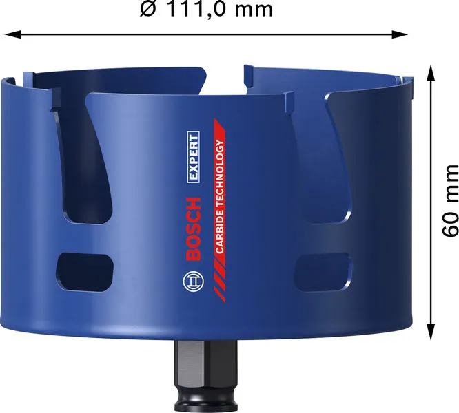 EXPERT Construction Material Power Change Plus testera za otvore, 111×60 mm 2608901943