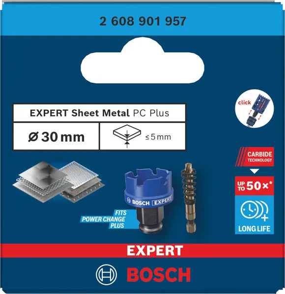 EXPERT Sheet Metal Power Change Plus testera za otvore, 30×5 mm 2608901957