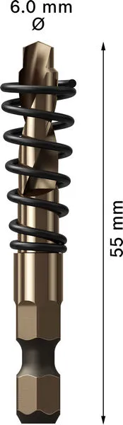 Vodeća burgija za EXPERT Power Change Plus, HSS-Co, Ø6×5×55 mm 2608901964