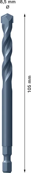 Vodeća burgija EXPERT Power Change Plus, TCT, Ø8,5×60×105 mm 2608901968