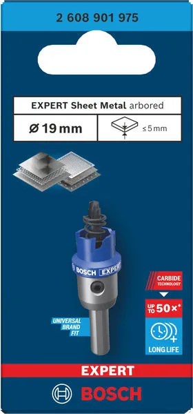 EXPERT Sheet Metal testera za otvore sa osovinom, 19×5 mm 2608901975