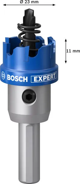 EXPERT Sheet Metal testera za otvore sa osovinom, 23×5 mm 2608901979