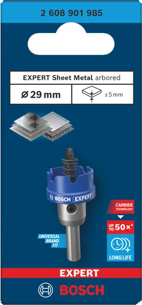 EXPERT Sheet Metal testera za otvore sa osovinom, 29×5 mm 2608901985
