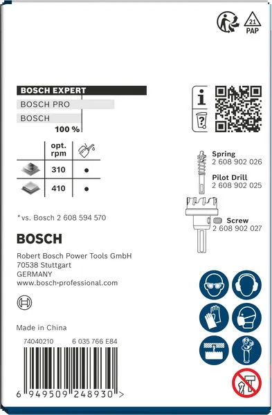 EXPERT Sheet Metal testera za otvore sa osovinom, 39×5 mm 2608901995