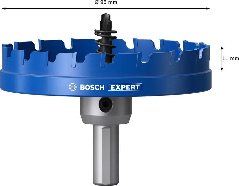EXPERT Sheet Metal testera za otvore sa osovinom, 95×5 mm 2608902021