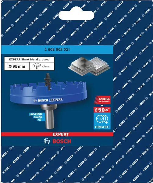 EXPERT Sheet Metal testera za otvore sa osovinom, 95×5 mm 2608902021