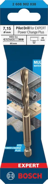 Vodeća burgija za EXPERT Power Change Plus, HSS-Co, Ø7,15×44×85 mm 2608902038