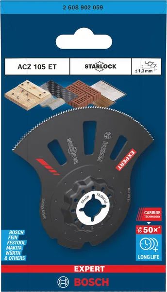 EXPERT ACZ 105 ET Multi Material list segmentne testere, 80×30 mm 2608902059