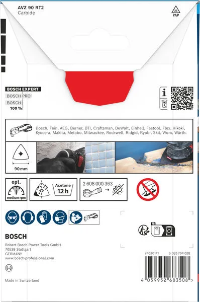 EXPERT AVZ 90 RT2 brusna ploča, 90 mm 2608902061