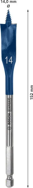 EXPERT Self Cut Speed pljosnata burgija, 14×152 mm 2608902090