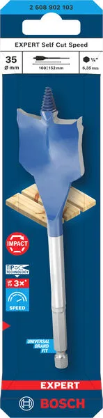EXPERT Self Cut Speed pljosnata burgija, 35×152 mm 2608902103