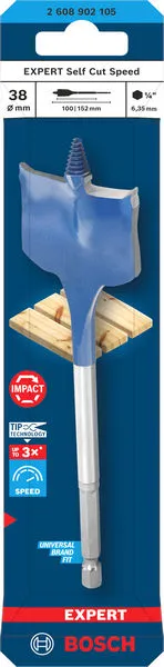 EXPERT Self Cut Speed pljosnata burgija, 38×152 mm 2608902105