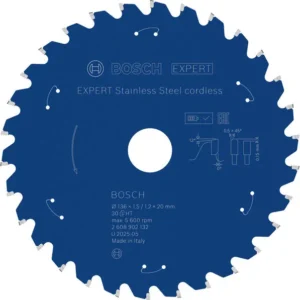 Bosch EXPERT Stainless Steel aku list kružne testere, 136×1,5/1,2×20 mm, T30 2608902132