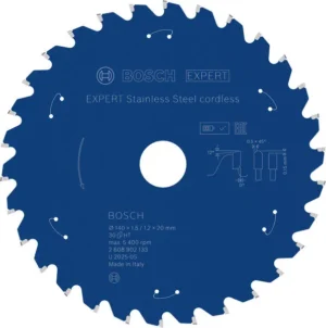 Bosch EXPERT Stainless Steel cordless list kružne testere, 140×1,5/1,2×20 mm, T30 2608902133