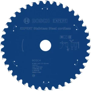 Bosch EXPERT Stainless Steel cordless list kružne testere, 160×1,6/1,3×20 mm, T40 2608902135