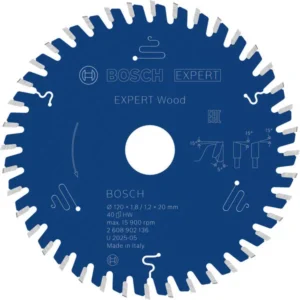 Bosch EXPERT Wood list kružne testere, 120×1,8/1,2×20 mm, T40 2608902136