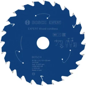 Bosch EXPERT Wood cordless list kružne testere, 136×1,5/1×20 mm, T24 2608902138