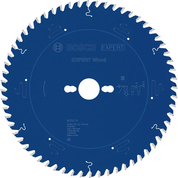 Bosch EXPERT Wood list kružne testere, 250×3,2/2,2×30 mm, T60 2608902169