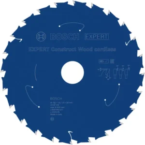 Bosch EXPERT Construct Wood cordless list kružne testere, 190×1,6/1×30 mm, T24 2608902211
