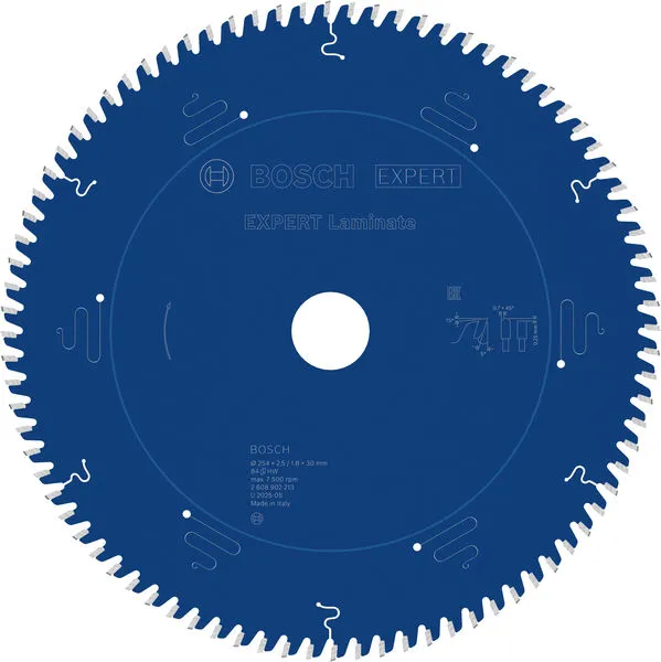 Bosch EXPERT Laminate list kružne testere, 254×2,5/1,8×30 mm, T84 2608902213