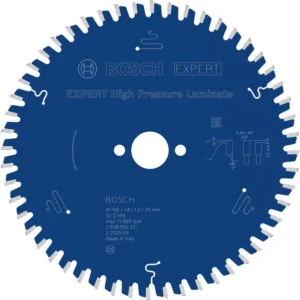 Bosch EXPERT High Pressure Laminate list kružne testere, 160×1,8/1,2×20 mm, T52 2608902221