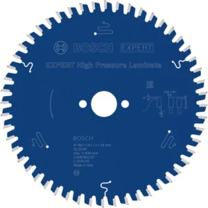 Bosch EXPERT High Pressure Laminate list kružne testere, 160×1,8/1,2×20 mm, T52 2608902221