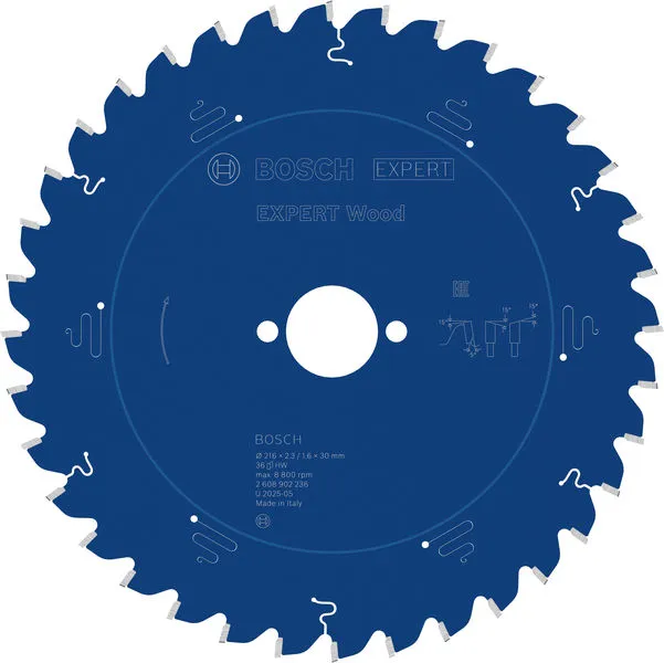 Bosch EXPERT Wood list kružne testere, 216×2,3/1,6×30 mm, T36 2608902236