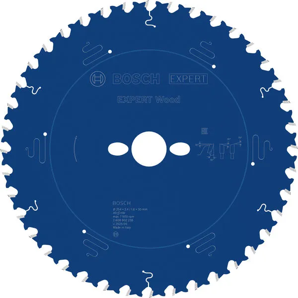 Bosch EXPERT Wood list kružne testere, 254×2,4/1,6×30 mm, T40 2608902238