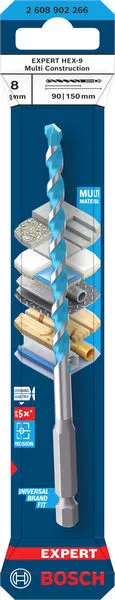 EXPERT HEX-9 Multi Construction burgija, 8×90×150 mm 2608902266
