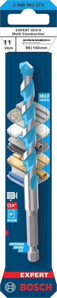 EXPERT HEX-9 Multi Construction burgija, 11×90×150 mm 2608902273