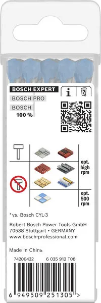 EXPERT HEX-9 Multi Construction burgija, 7×60×100 mm 2608902285