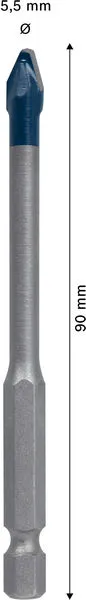 EXPERT HEX-9 Hard Ceramic burgija, 5,5×90 mm 2608902306