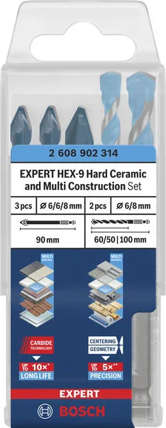 EXPERT HEX-9 Hard Ceramic i HEX-9 Multi Construction set, 5 delova 2608902314