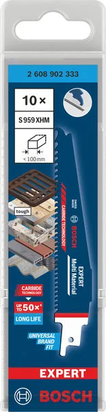 EXPERT Multi Material S959XHM list testere, 10 kom. 2608902333