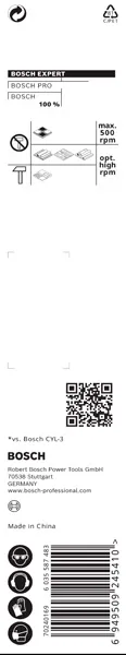 EXPERT HEX-9 Multi Construction burgija, 8×90×150 2608902350