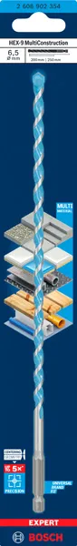 EXPERT HEX-9 Multi Construction burgija, 6,5×200×250 2608902354