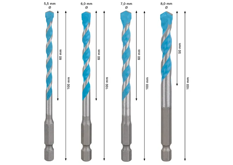 8×50×100 mm, 4 dela 2608902369