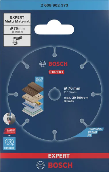 EXPERT Multi Material Carbide rezna ploča, 76 x 10 mm 2608902373