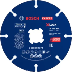 Bosch EXPERT Multi Material Carbide rezna ploča, 115 x 22,23 mm, X-Lock, 10 kom. 2608902376