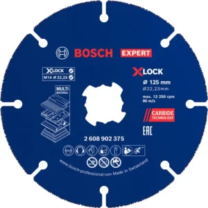 Bosch EXPERT Multi Material Carbide rezna ploča, 125 x 22,23 mm, X-Lock, 10 kom. 2608902377