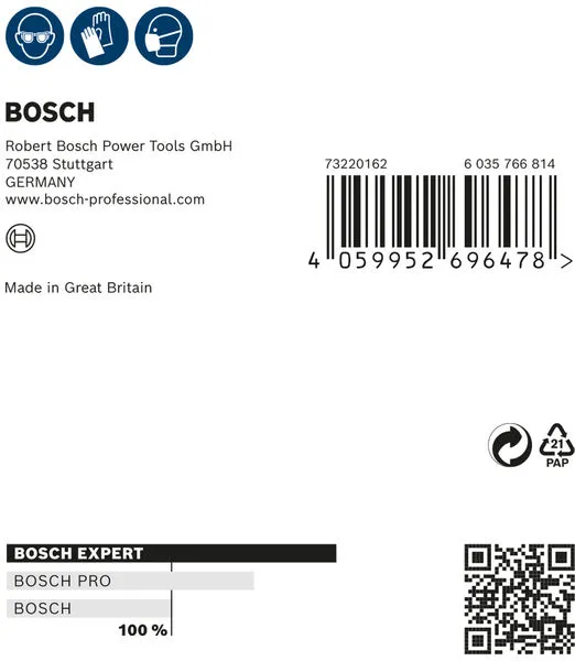 Ručni brusni list EXPERT W480 Web 1/4, 115 mm x 140 mm, G240 2608902383
