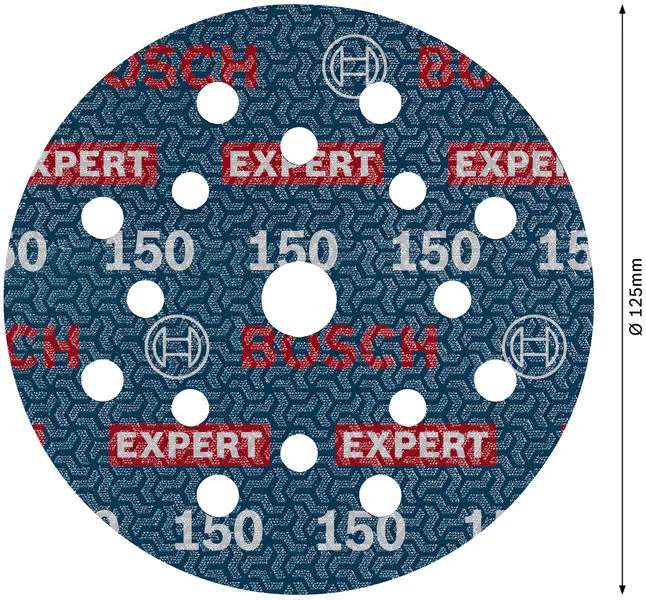 EXPERT O780 brusni disk sa folijom, 125 mm, G150 2608902419