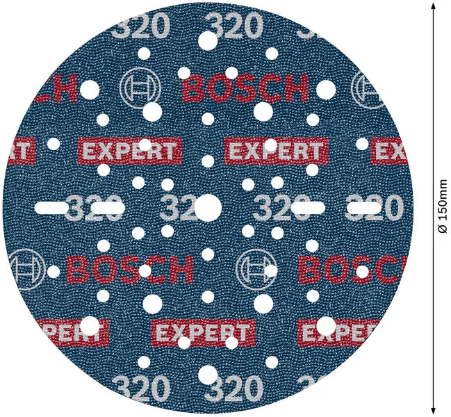 EXPERT O780 brusni disk sa folijom, 150 mm, G320 2608902463