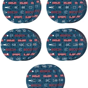 Bosch EXPERT O780 set brusnih ploča sa folijom, 150 mm, G60 (5×)