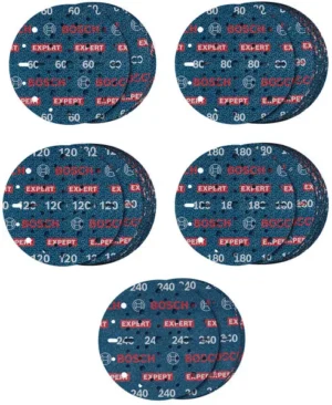 Bosch EXPERT O780 set brusnih ploča sa folijom, 150 mm, G60 (5×)