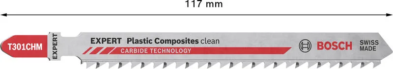 EXPERT Plastic Composites clean T301CHM list ubodne testere, 3 dela 2608902471