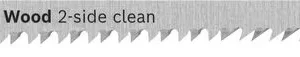 Bosch EXPERT Wood 2-side clean T308BOP list ubodne testere, 25 kom. 2608902486