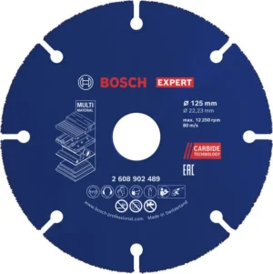 Bosch EXPERT Multi Material Carbide rezna ploča, 125 x 22,23 mm 2608902489
